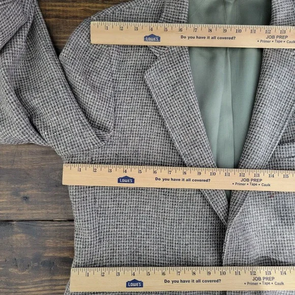VTG Levi's Stratus Men's Tweed Sport Coat Blazer‎ Two Button Brown Wool Size 44L